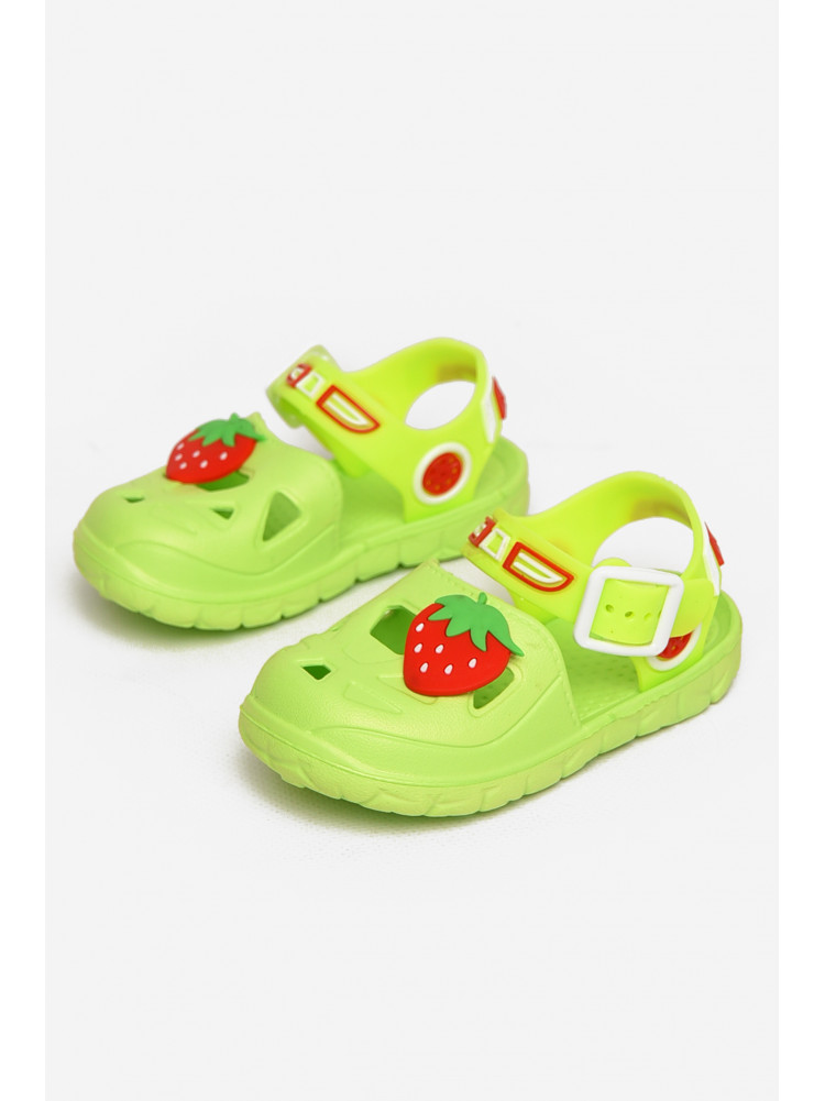 Сандали детские пена для девочки салатового цвета 51-188 212800C