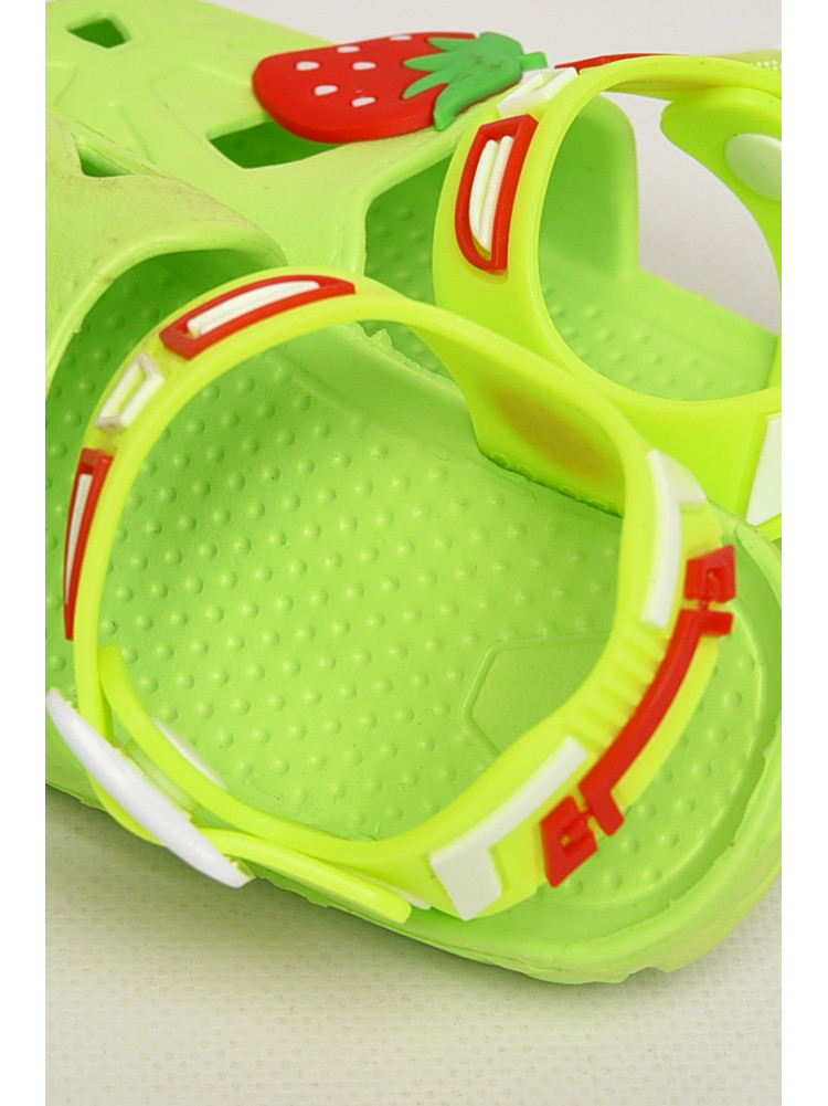 Сандали детские пена для девочки салатового цвета 51-188 212800C