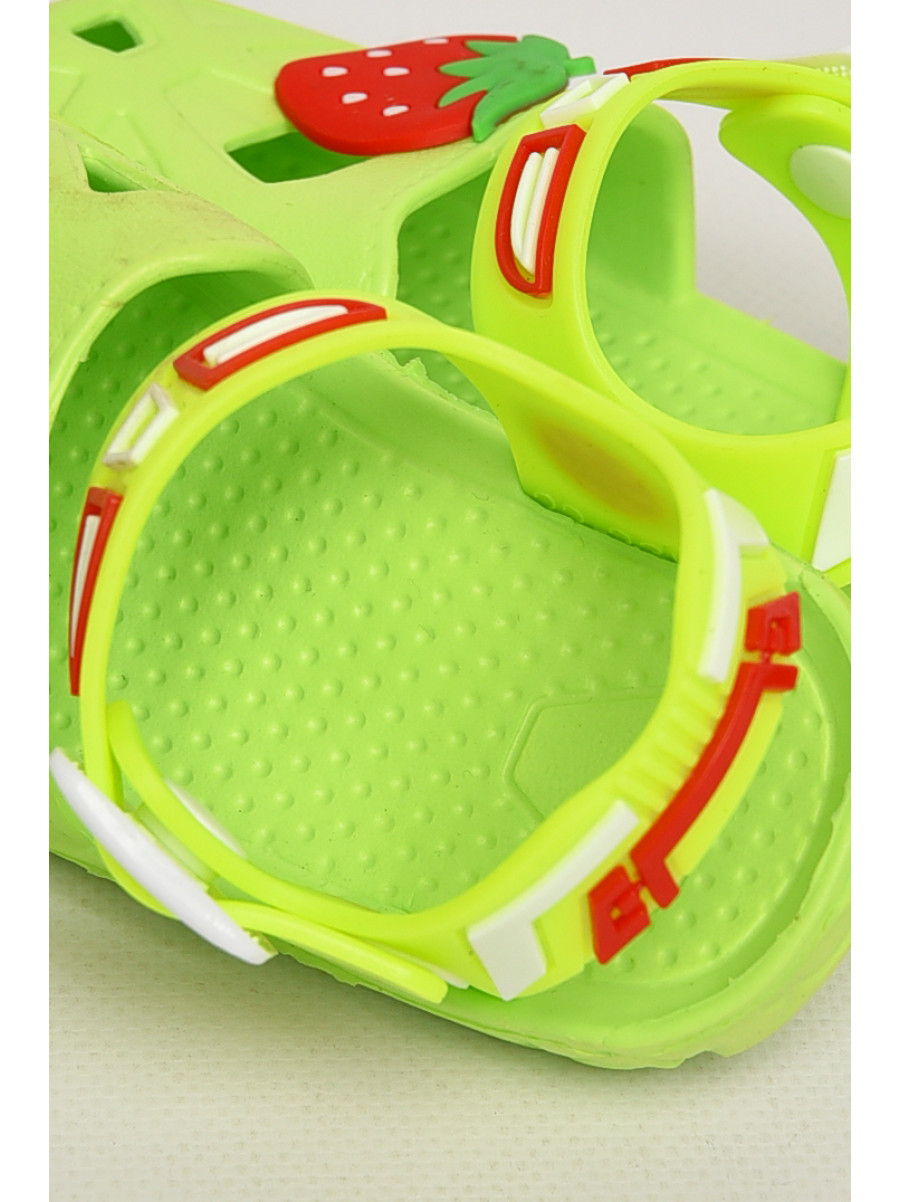 Сандали детские пена для девочки салатового цвета 51-188 212800C