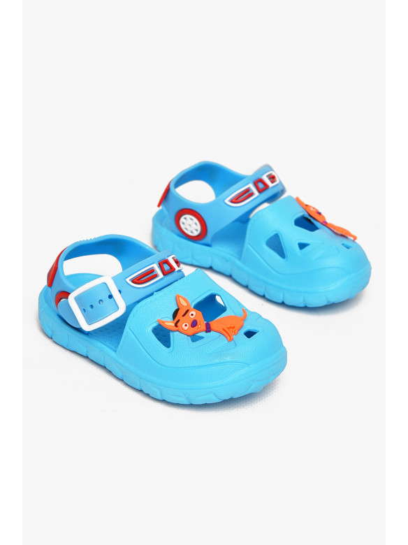 Сандали детские пена для девочки голубого цвета 51-193 212801C