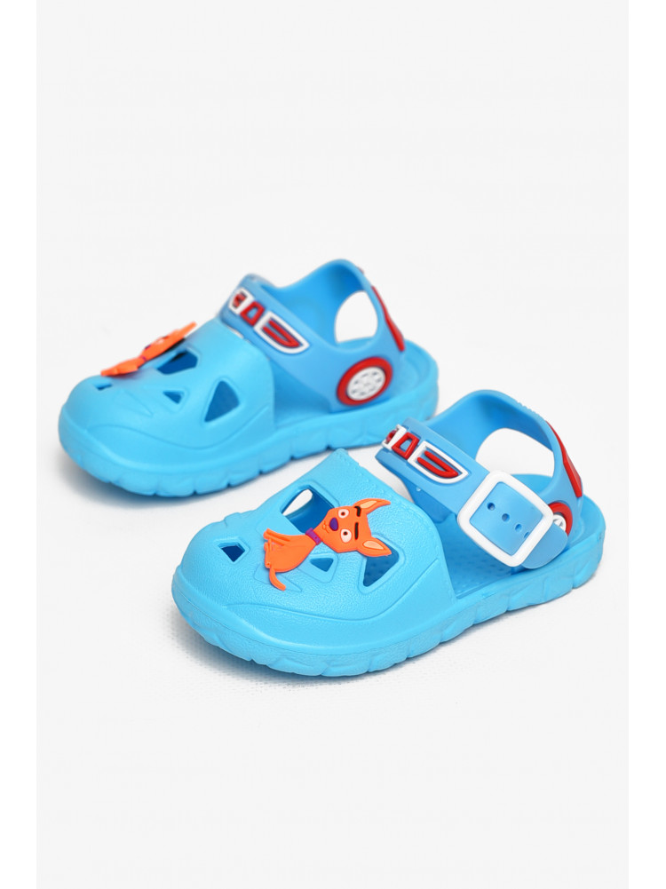 Сандали детские пена для девочки голубого цвета 51-193 212801C