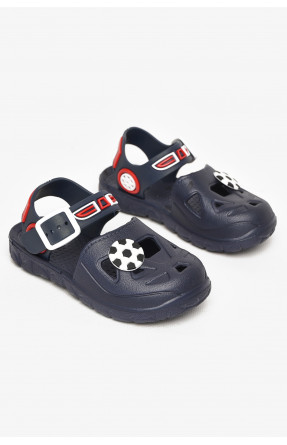 Сандали детские пена для мальчика темно-синего цвета 51-182 212802C Сандали детские пена для мальчика темно-синего цвета 51-182 212802C