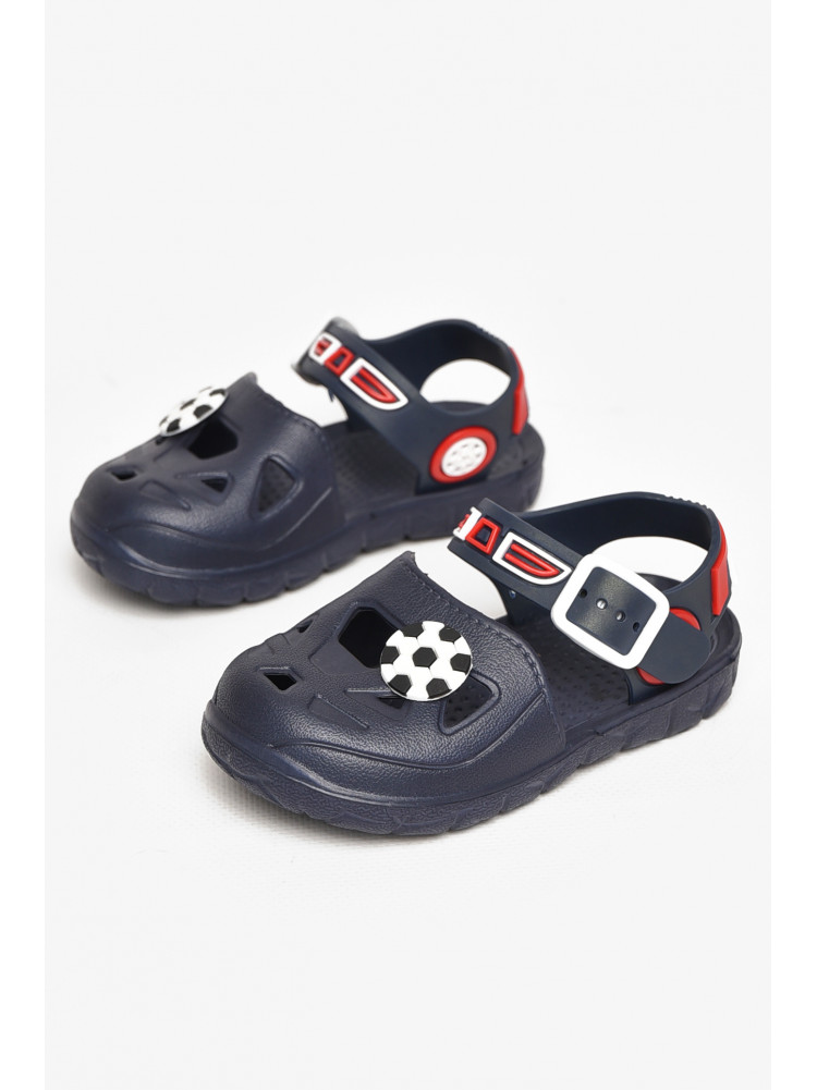 Сандали детские пена для мальчика темно-синего цвета 51-182 212802C