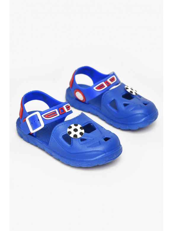 Сандали детские пена для мальчика синего цвета 51-256 212803C