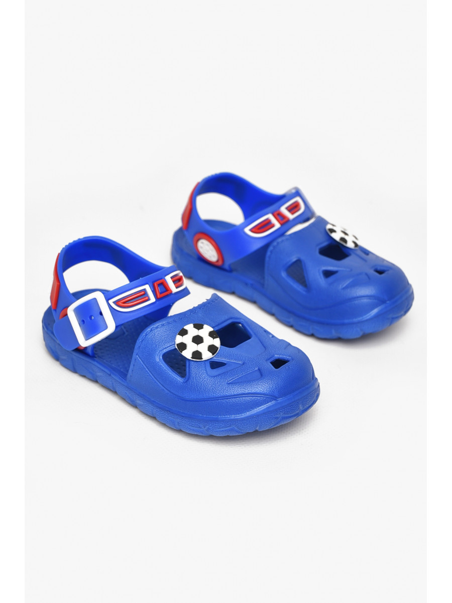 Сандали детские пена для мальчика синего цвета 51-256 212803C