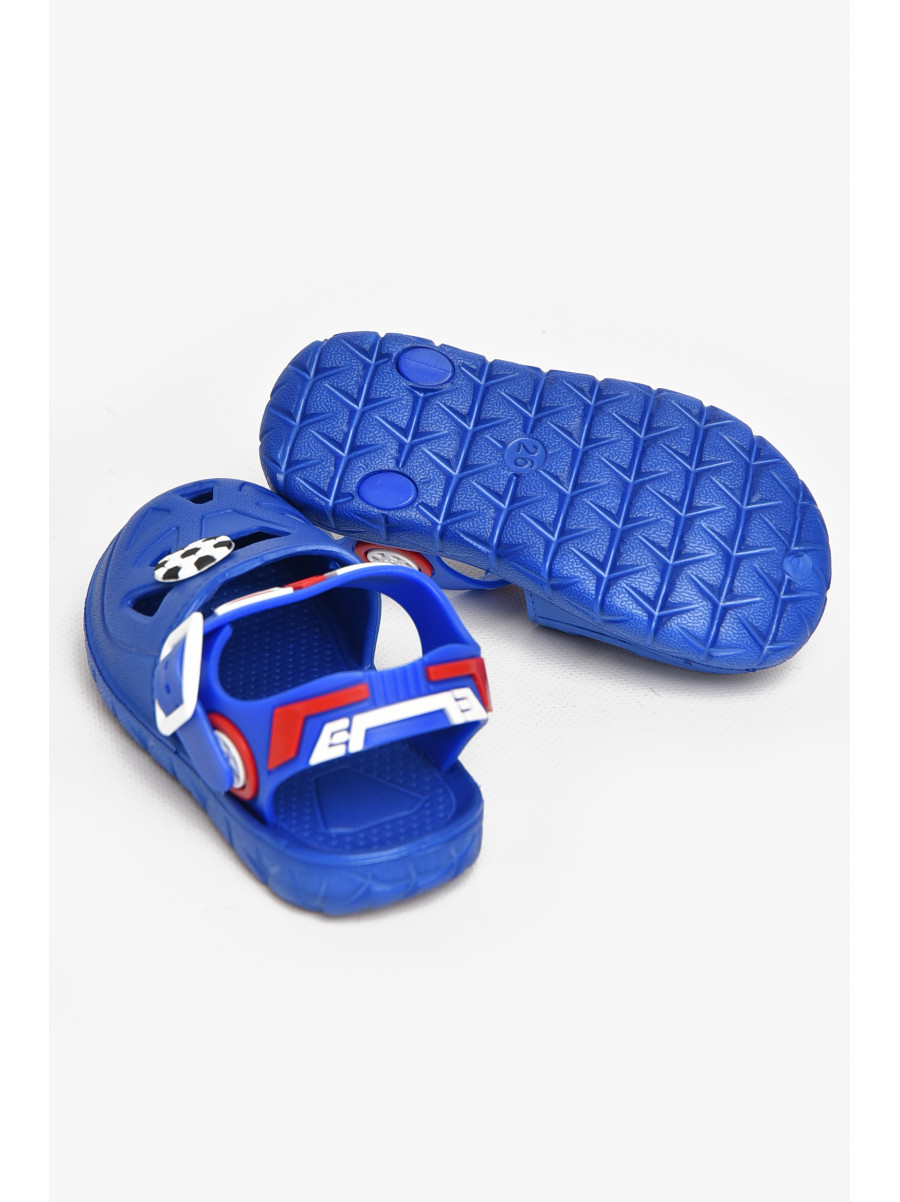 Сандали детские пена для мальчика синего цвета 51-256 212803C