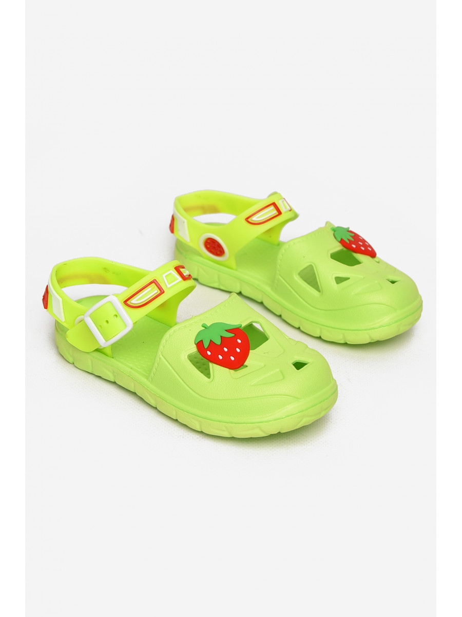 Сандали детские пена для девочки салатового цвета 51-248 212806C