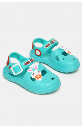 Сандали детские пена для девочки бирюзового цвета 51-192 212807C Сандали детские пена для девочки бирюзового цвета 51-192 212807C