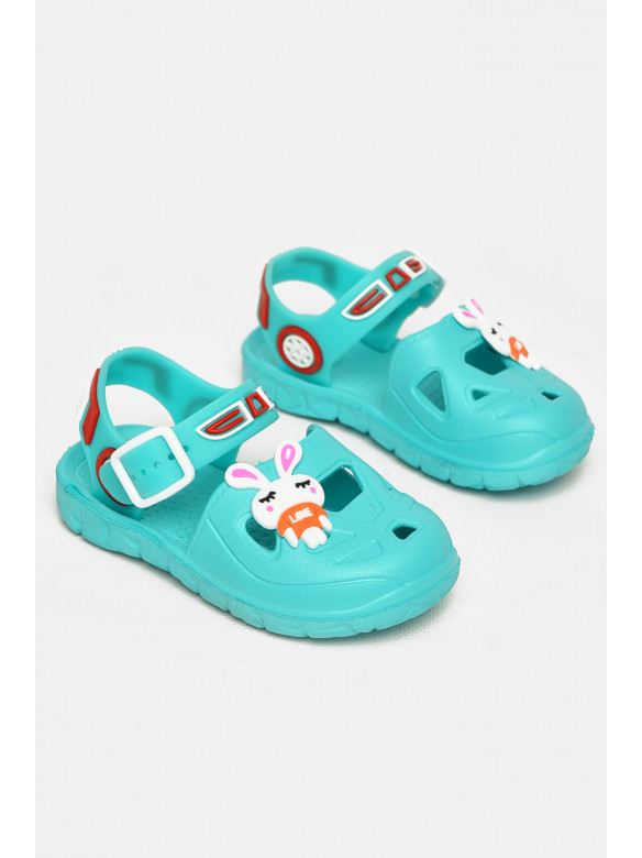 Сандали детские пена для девочки бирюзового цвета 51-192 212807C