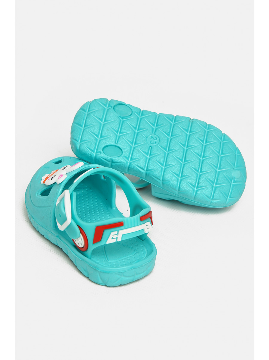 Сандали детские пена для девочки бирюзового цвета 51-192 212807C