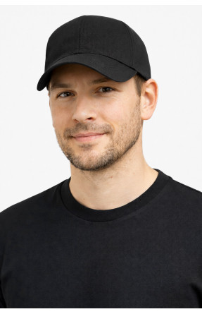Кепка мужская однотонная черного цвета 7192 212808C Кепка мужская однотонная черного цвета 7192 212808C