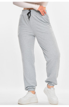 Спортивные штаны женские полубатальные однотонные мятного цвета 212832C