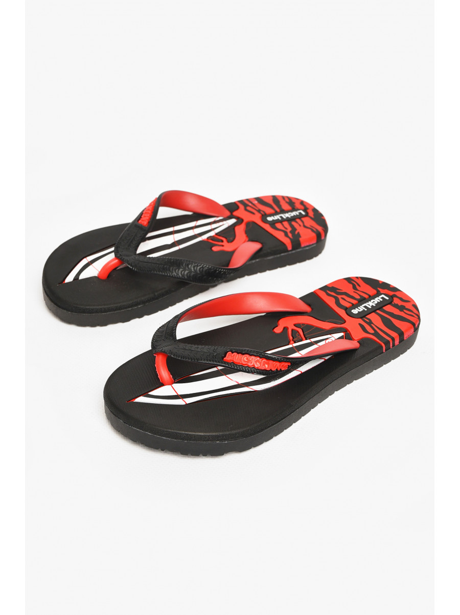 Вьетнамки женские пена черно-красного цвета 2002 212837C