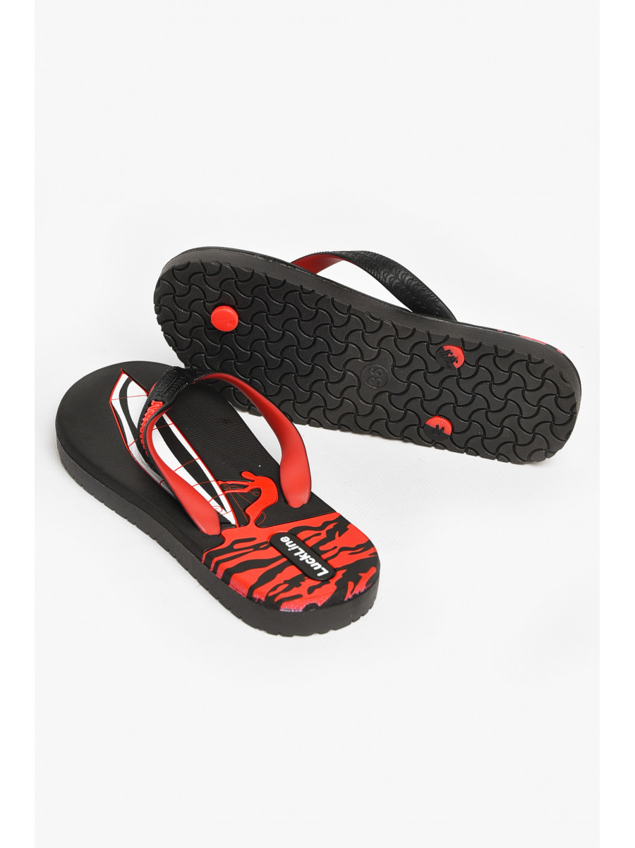 Вьетнамки женские пена черно-красного цвета 2002 212837C