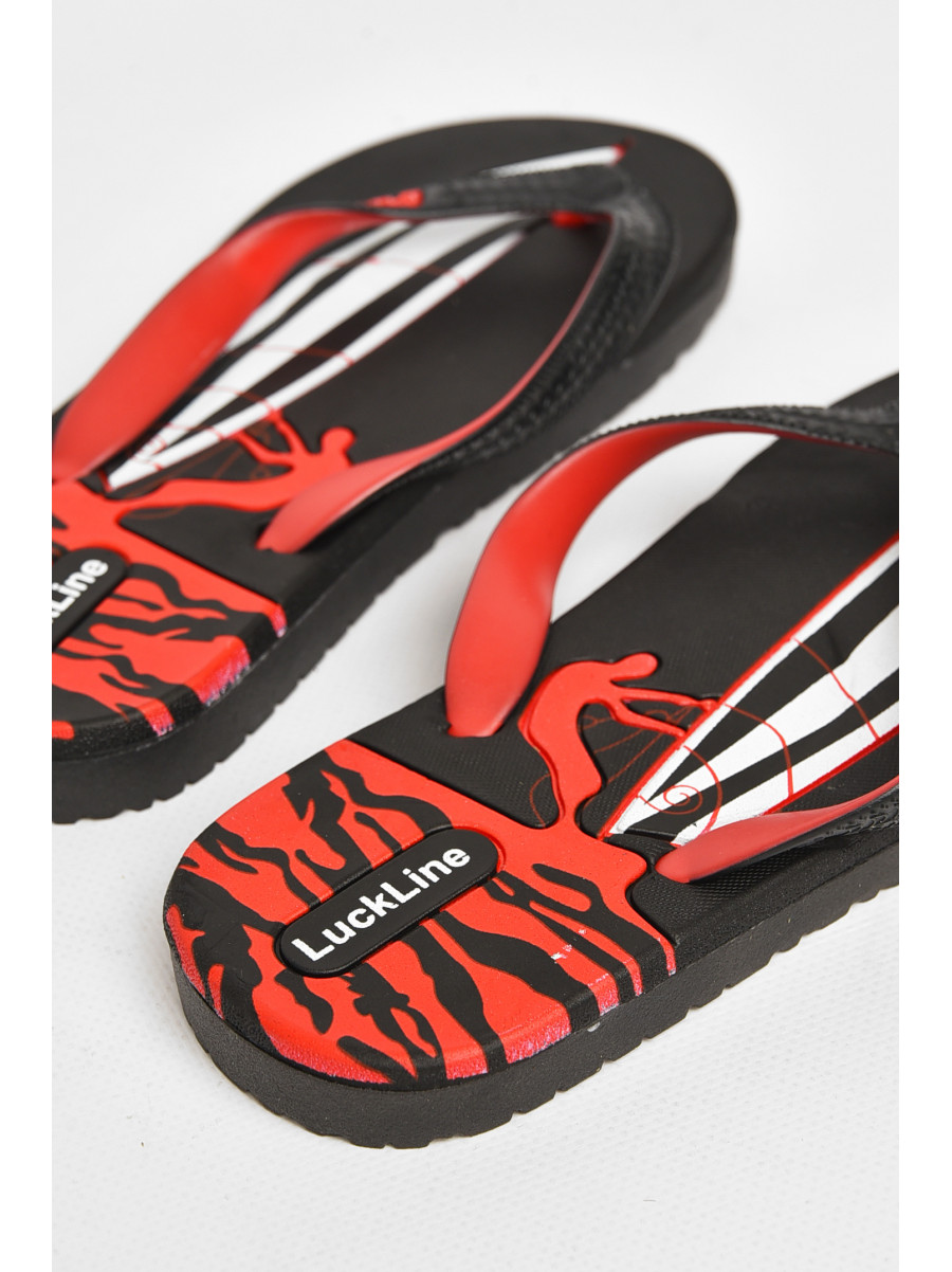 Вьетнамки женские пена черно-красного цвета 2002 212837C