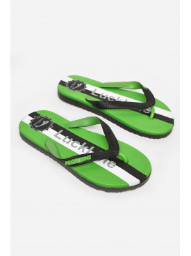 Вьетнамки женские пена черно-зеленого цвета 2002 212838C