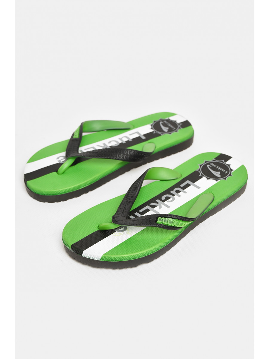 Вьетнамки женские пена черно-зеленого цвета 2002 212838C
