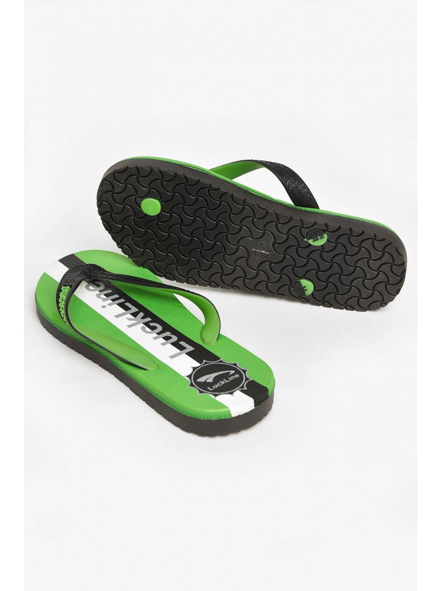 Вьетнамки женские пена черно-зеленого цвета 2002 212838C