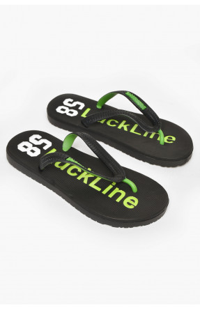 Вьетнамки женские пена черно-зеленого цвета 2002 212841C
