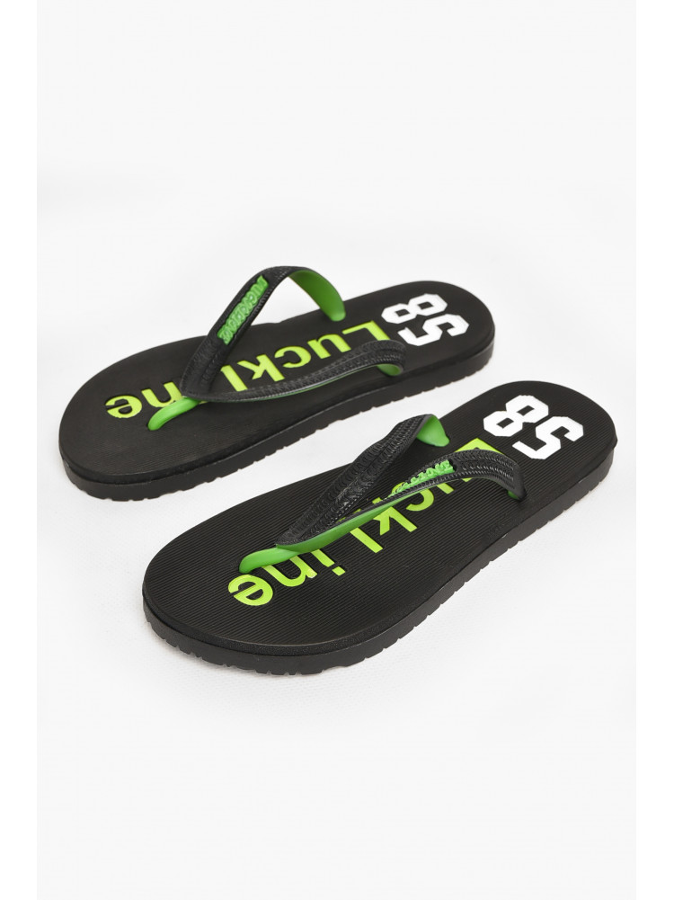 Вьетнамки женские пена черно-зеленого цвета 2002 212841C