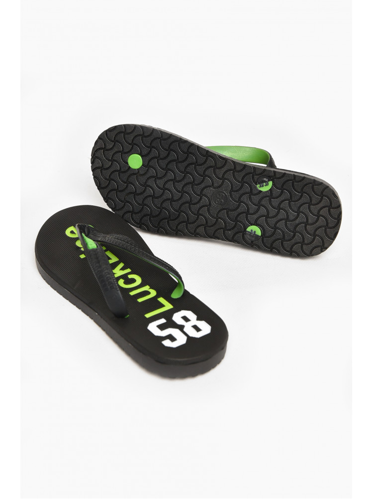 Вьетнамки женские пена черно-зеленого цвета 2002 212841C