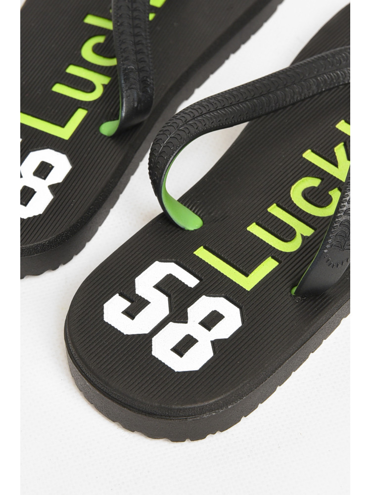 Вьетнамки женские пена черно-зеленого цвета 2002 212841C