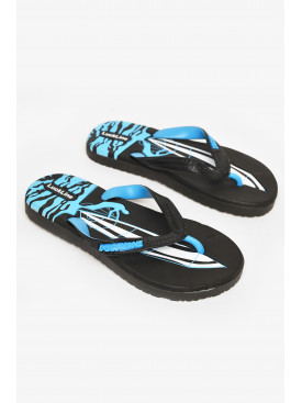 Вьетнамки женские пена черно-голубого цвета 2002 212842C