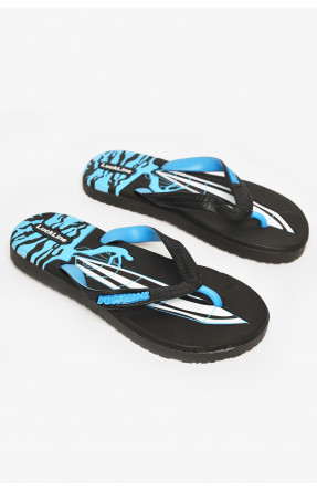 Вьетнамки женские пена черно-голубого цвета 2002 212842C