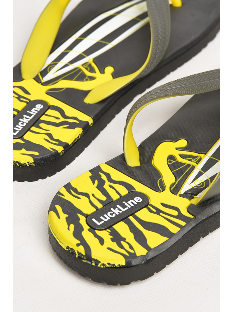 Вьетнамки мужские темно-серого цвета 2002 212850C