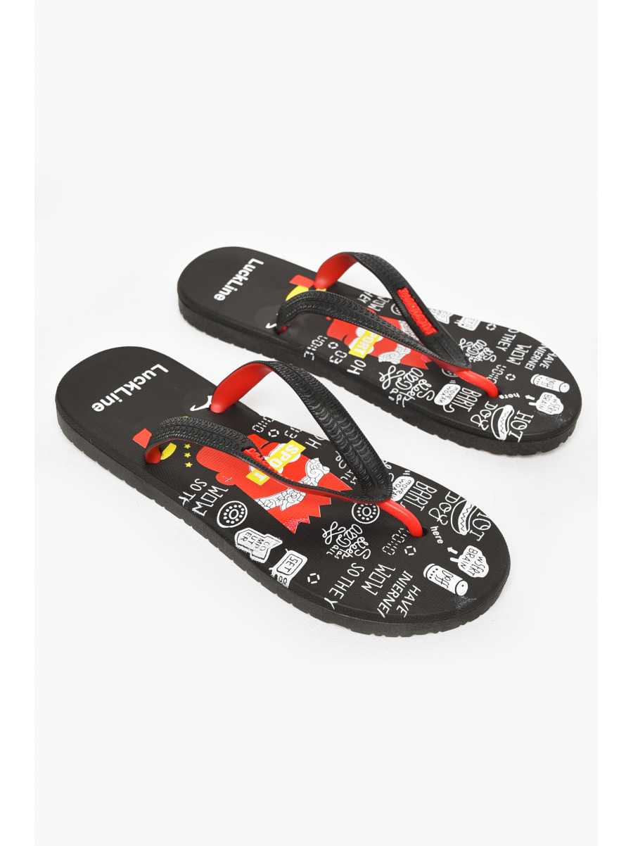 Вьетнамки мужские черного цвета 2002 212851C