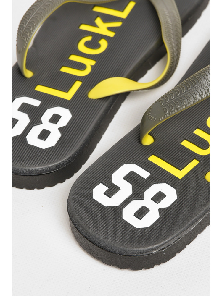 Вьетнамки мужские темно-серого цвета 2002 212852C