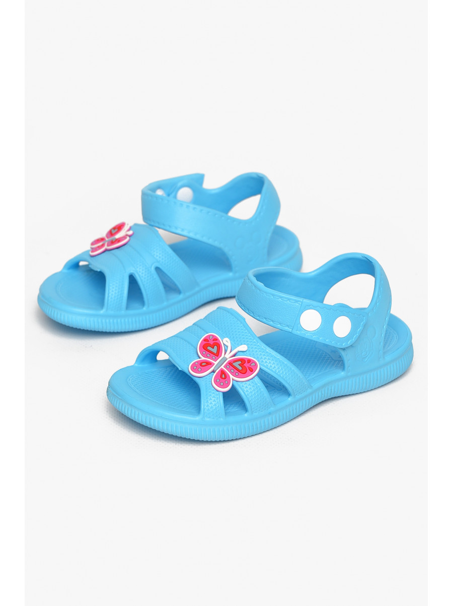 Босоніжки дитячі для дівчинки блакитного кольору 5001-253 212854C