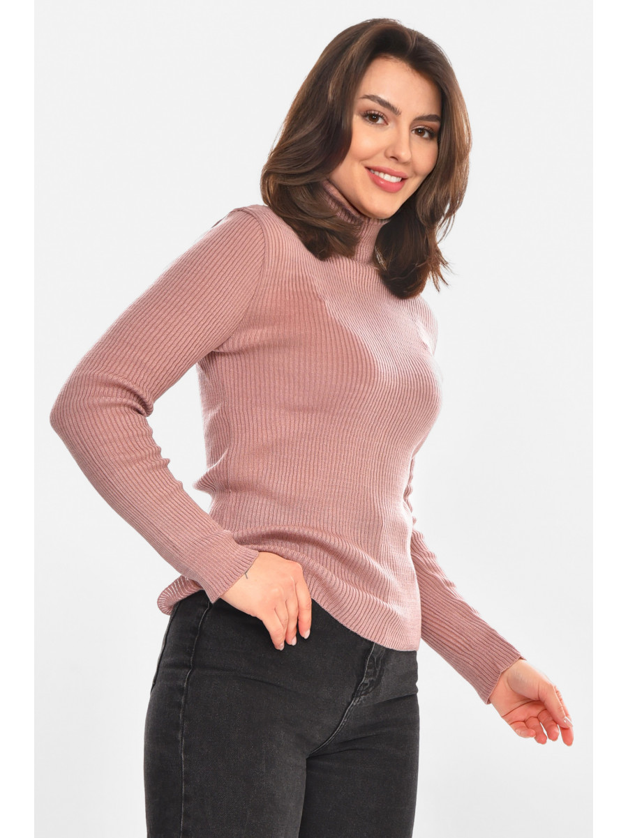 Гольф женский однотонный сиреневого цвета 212855C