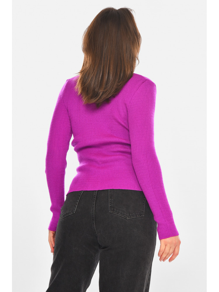 Гольф женский однотонный фиолетового цвета 212857C