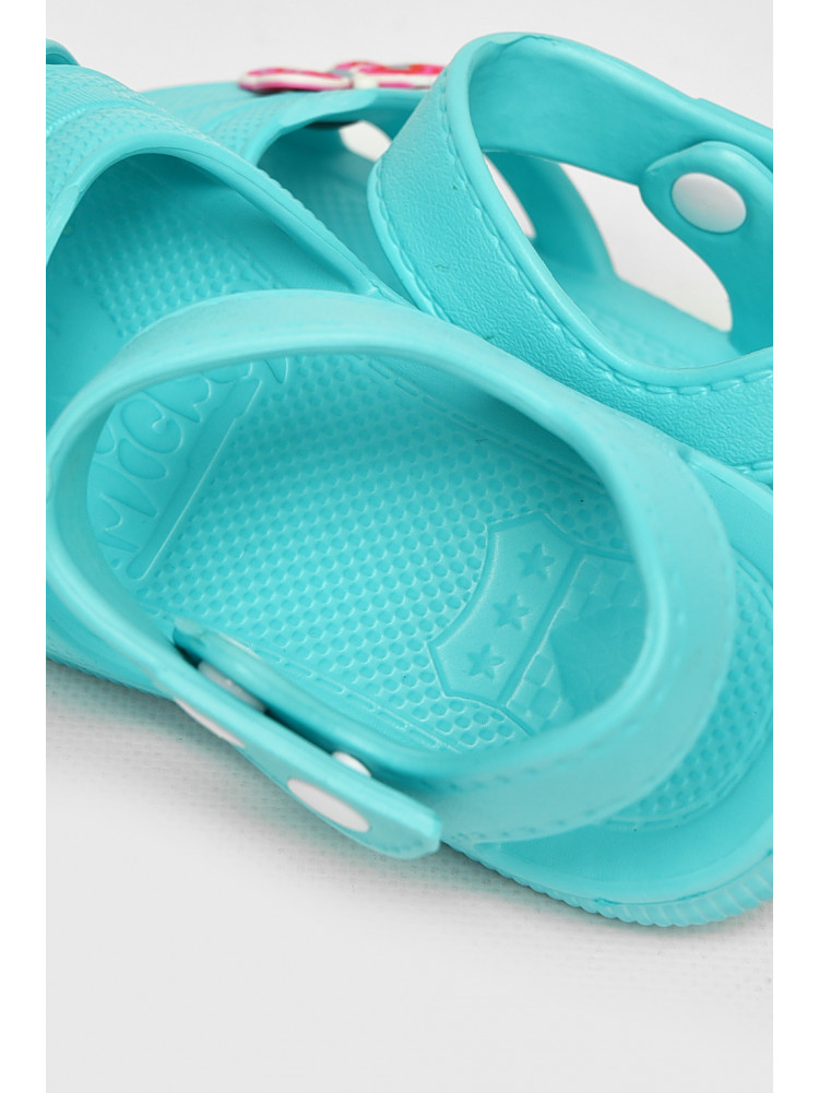 Босоніжки дитячі для дівчинки бірюзового кольору 5001-252 212858C