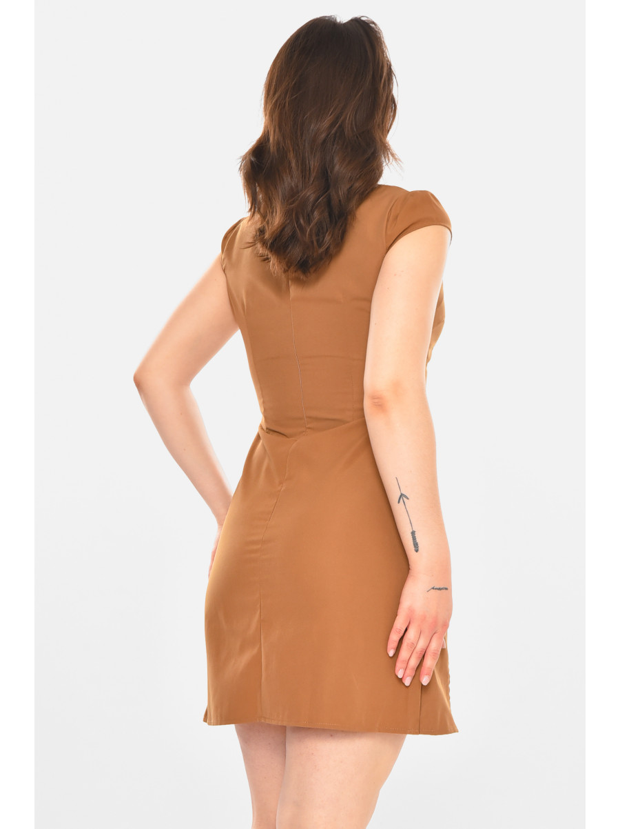 Сукня жіноча коричневого кольору 212862C