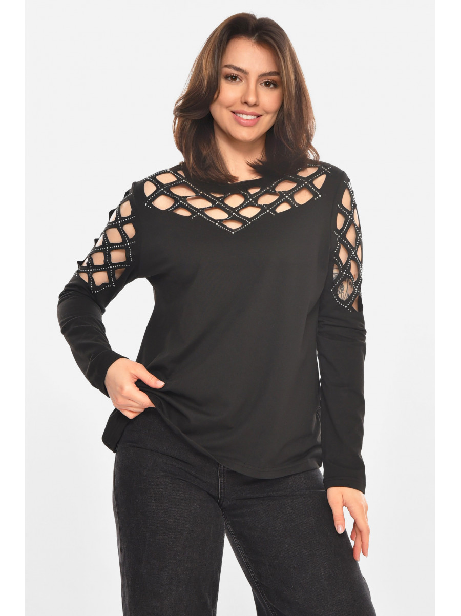 Кофта женская черного цвета 212865C