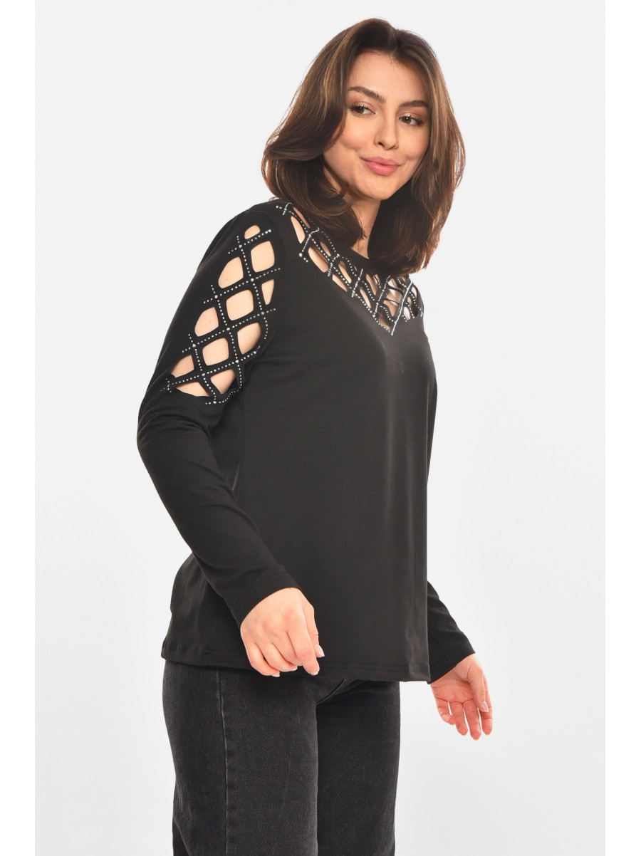 Кофта женская черного цвета 212865C