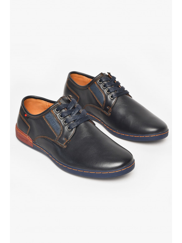 Туфли подростковые для мальчика темно-синего цвета С-Т33-98-А 212869C