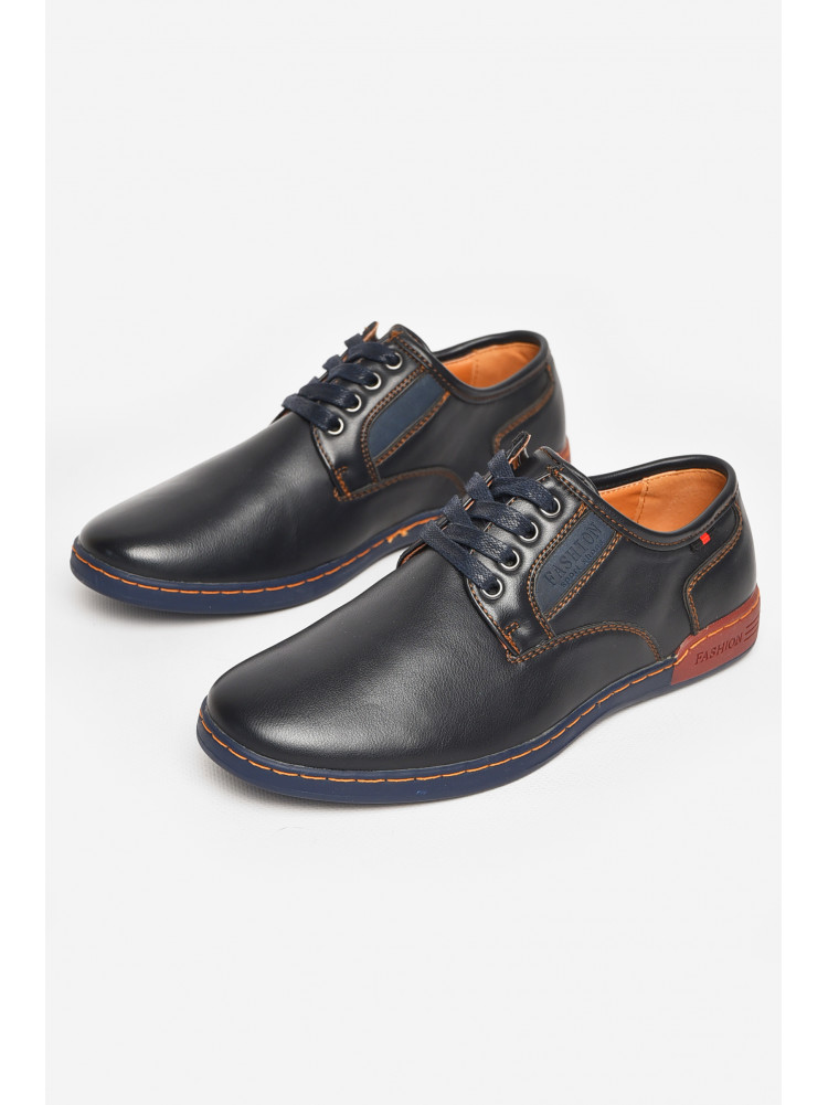 Туфли подростковые для мальчика темно-синего цвета С-Т33-98-А 212869C