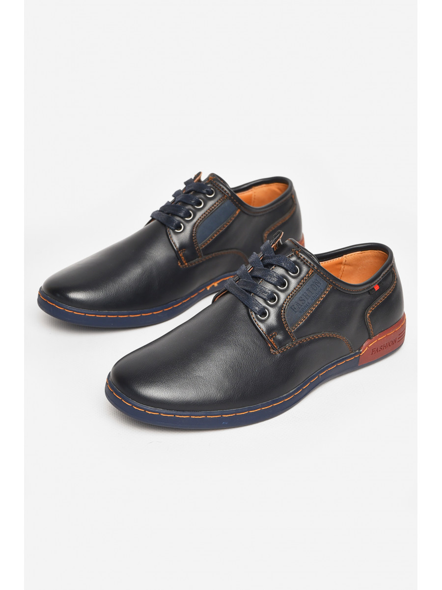 Туфли подростковые для мальчика темно-синего цвета С-Т33-98-А 212869C