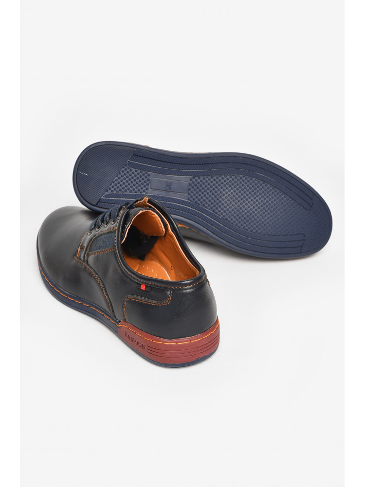 Туфли подростковые для мальчика темно-синего цвета С-Т33-98-А 212869C