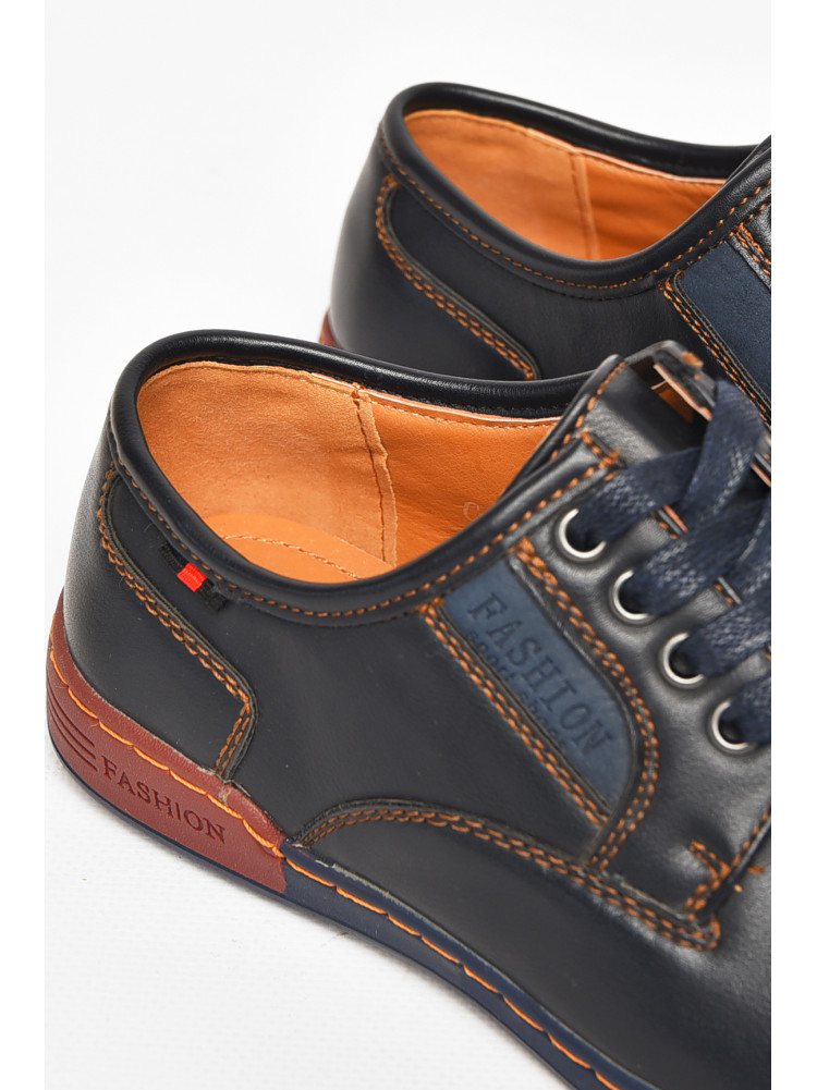 Туфли подростковые для мальчика темно-синего цвета С-Т33-98-А 212869C