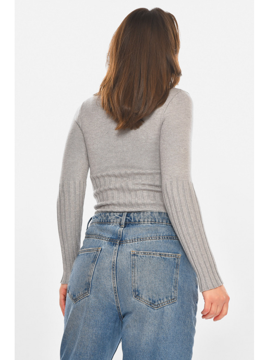 Свитер женский серого цвета 212873C