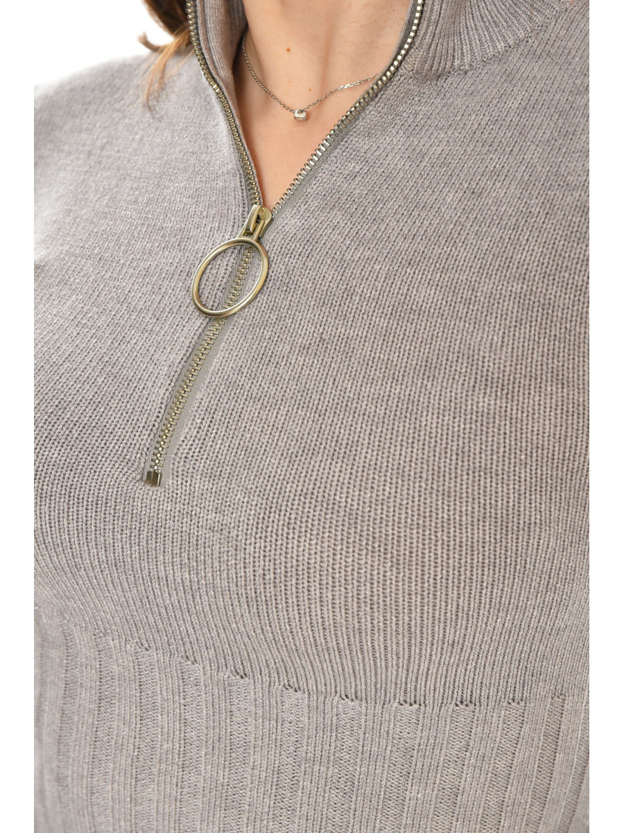 Свитер женский серого цвета 212873C