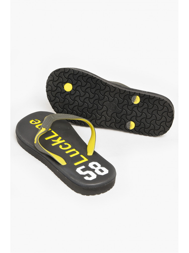 Вьетнамки женские пена черного цвета с надписью 2002-64 212875C