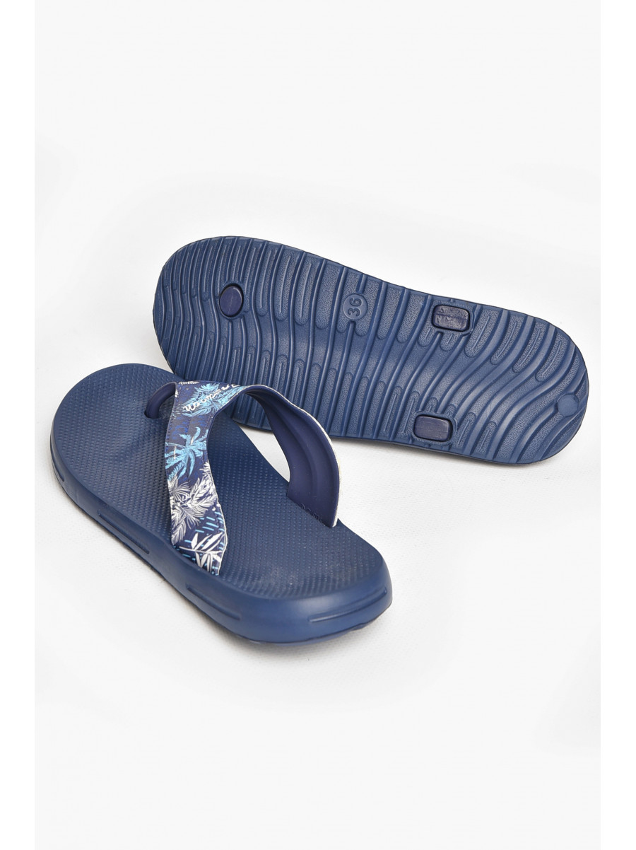 Вьетнамки женские темно-синего цвета 506-3в 212878C