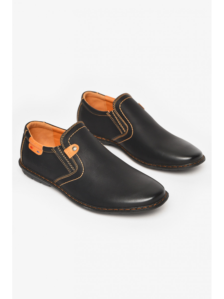 Туфли подростковые для мальчика черного цвета С-Т33-97-А 212883C