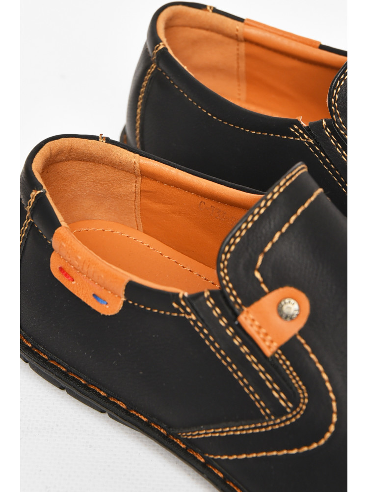 Туфли подростковые для мальчика черного цвета С-Т33-97-А 212883C