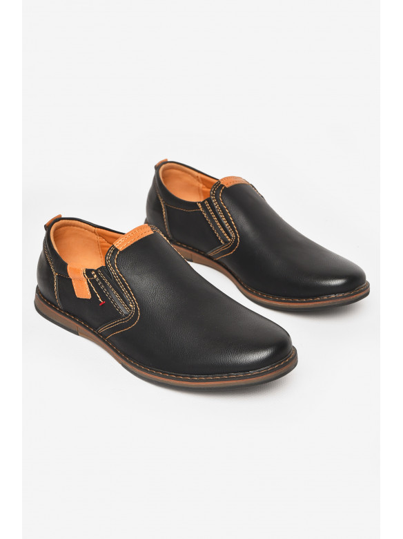 Туфли подростковые для мальчика черного цвета С-Т34-03-А 212884C